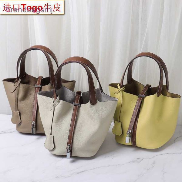 bags herme new leather color matching basket bag layer togo cowhide women's handbag bucket bag
bags herme new leather color matching basket bag layer togo cowhide women's handbag bucket bag