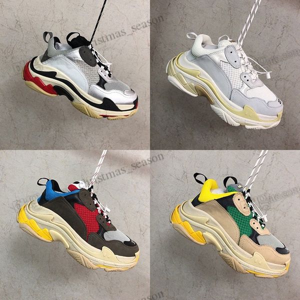 with box fashion triple s paris casual shoes 17fw old dad beige yellow green sneakers designer platform jogging walking outdoor sports train, Black
with box fashion triple s paris casual shoes 17fw old dad beige yellow green sneakers designer platform jogging walking outdoor sports train, Black