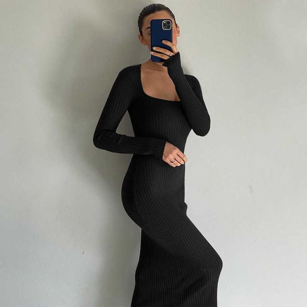 casual dresses wjfzqm fashion elegant chic lady knit sweater dresses women robe femme women long sleeves square collar elastic black midi dr, Black;gray
casual dresses wjfzqm fashion elegant chic lady knit sweater dresses women robe femme women long sleeves square collar elastic black midi dr, Black;gray