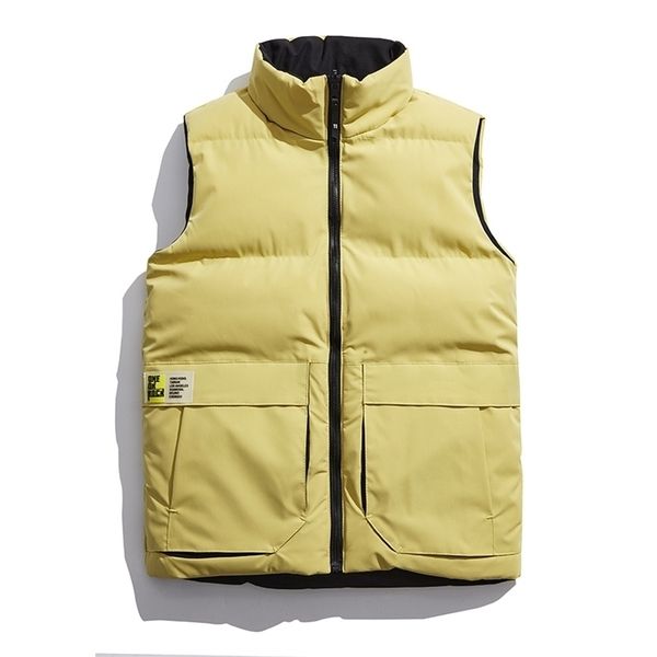 men s vests down cotton thickening and velvet fashion double sided jacket 220926, Black;white
men s vests down cotton thickening and velvet fashion double sided jacket 220926, Black;white
