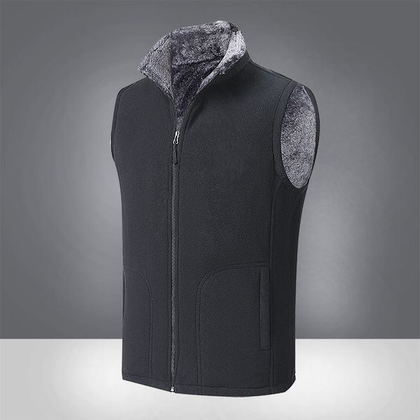 men s vests fleece vest jacket winter casual waistcoat plush windbreaker thermal coat hiking camping skiing clothing 5xl 4xl 220926, Black;white
men s vests fleece vest jacket winter casual waistcoat plush windbreaker thermal coat hiking camping skiing clothing 5xl 4xl 220926, Black;white
