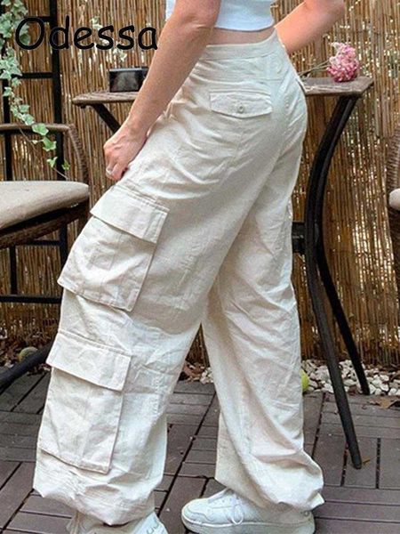 women's pants capris odessa women's vintage 90s cargo pants wide leg low rise loose trousers 2022 autumn overalls streetwear y2k s, Black;white
women's pants capris odessa women's vintage 90s cargo pants wide leg low rise loose trousers 2022 autumn overalls streetwear y2k s, Black;white