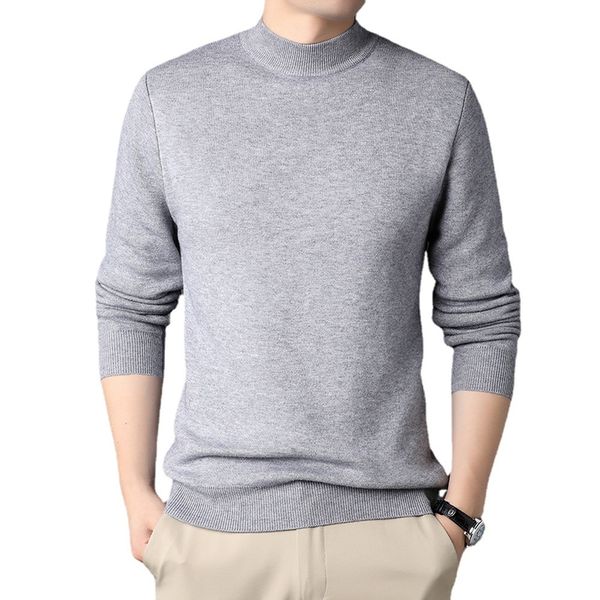 men's sweaters shirt solid color half high collar casual slim long sleeve keep warm tight male for clothes comfortable 220927, White;black
men's sweaters shirt solid color half high collar casual slim long sleeve keep warm tight male for clothes comfortable 220927, White;black