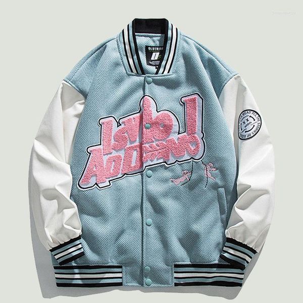 men's jackets baseball jacket men women harajuku letter furry embroidery patchwork streetwear casual bomber varsity coats unisex, Black;brown
men's jackets baseball jacket men women harajuku letter furry embroidery patchwork streetwear casual bomber varsity coats unisex, Black;brown
