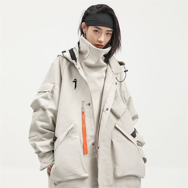 men's jackets function wind favors hooded ski wear restoring ancient ways men and women loose high street leisure coat 220927, Black;brown
men's jackets function wind favors hooded ski wear restoring ancient ways men and women loose high street leisure coat 220927, Black;brown
