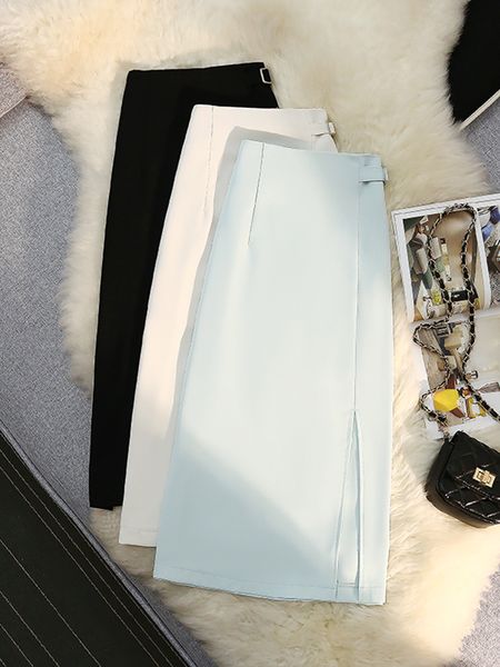 skirts syiwidii elegant office ladies skirts summer high waist side split a line knee length korean fashion white blue black skirt 220924
skirts syiwidii elegant office ladies skirts summer high waist side split a line knee length korean fashion white blue black skirt 220924