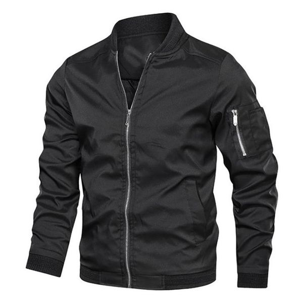 men's jackets spring autumn jacket male bomber casual streetwear s and coats simple windbreaker british style coat 220927, Black;brown
men's jackets spring autumn jacket male bomber casual streetwear s and coats simple windbreaker british style coat 220927, Black;brown
