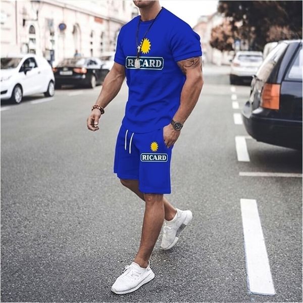 men's tracksuits summer men sets tracksuit t shirt men clothing fashion france ricard soild color suit male man vintage sportswear shor, Gray
men's tracksuits summer men sets tracksuit t shirt men clothing fashion france ricard soild color suit male man vintage sportswear shor, Gray