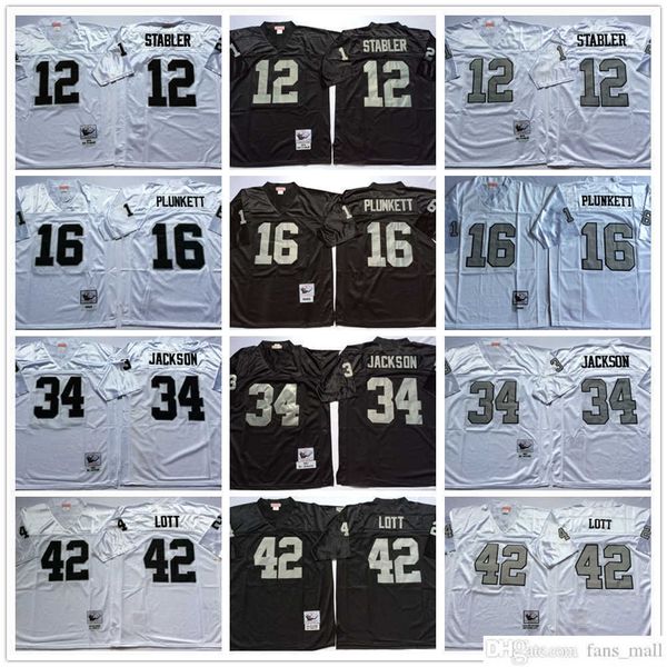 mitchell and ness vintage football 34 bo jackson jerseys stitched 12 ken stabler 16 jim plunkett 42 ronnie lott jersey man s-xxxl black silv, Black;red
mitchell and ness vintage football 34 bo jackson jerseys stitched 12 ken stabler 16 jim plunkett 42 ronnie lott jersey man s-xxxl black silv, Black;red