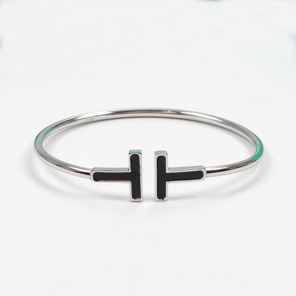 home double bangle gold and silver bracelet 925 sterling plated 18k rose gold bracelets t-shaped open spring adjustable, Black
home double bangle gold and silver bracelet 925 sterling plated 18k rose gold bracelets t-shaped open spring adjustable, Black