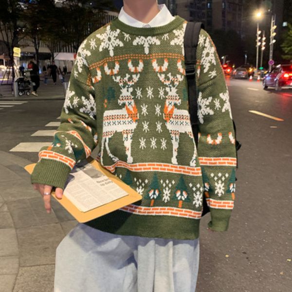 men's sweaters christmas sweater men women autumn winter pullover loose print jumpers warm knit couple sweatshirt y2k 220927, White;black
men's sweaters christmas sweater men women autumn winter pullover loose print jumpers warm knit couple sweatshirt y2k 220927, White;black
