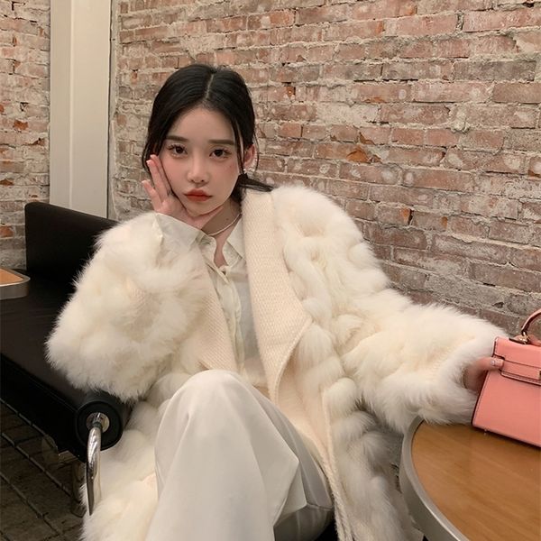 womens fur faux cxfs autumn winter knitted cardigan jacket real coat women blended thick warm fashion belt turn down collar 220926, Black
womens fur faux cxfs autumn winter knitted cardigan jacket real coat women blended thick warm fashion belt turn down collar 220926, Black
