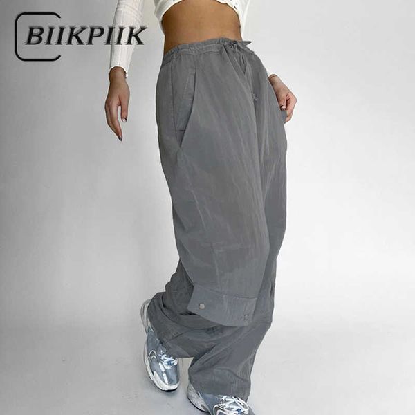 women's pants capris biikpiik cargo pants baggy pockets overalls 90s streetwear jogger sweatpants wide leg mid waist draw string basic, Black;white
women's pants capris biikpiik cargo pants baggy pockets overalls 90s streetwear jogger sweatpants wide leg mid waist draw string basic, Black;white