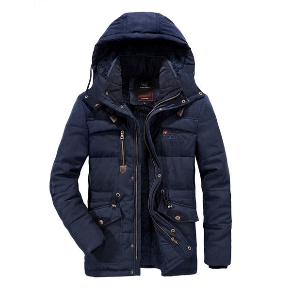men's down parkas parka coats winter jacket thicken hooded waterproof outwear warm casual s jackets overcoat fur thicking 220927, Black
men's down parkas parka coats winter jacket thicken hooded waterproof outwear warm casual s jackets overcoat fur thicking 220927, Black