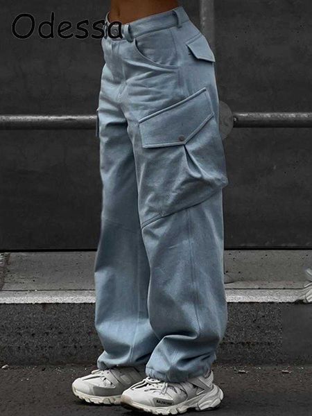 women's pants capris odessa vintage cargo pants women's big pockets low waist trousers fashion 2022 autumn blue baggy straight ove, Black;white
women's pants capris odessa vintage cargo pants women's big pockets low waist trousers fashion 2022 autumn blue baggy straight ove, Black;white