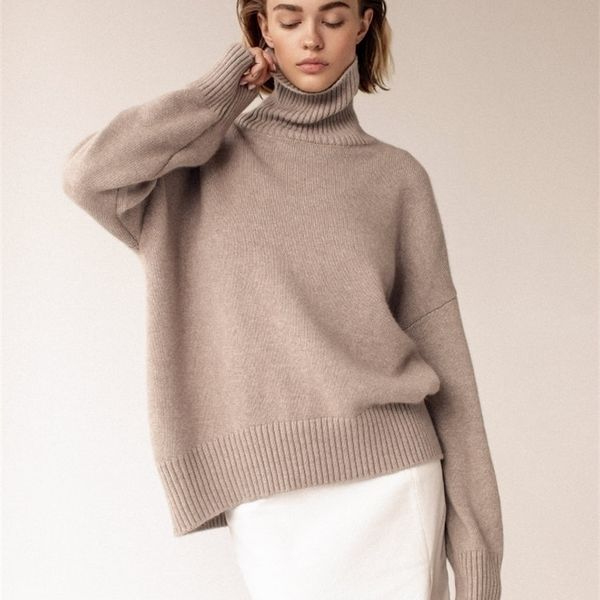 womens sweaters womens sweater autumn and winter high neck loose knit sweater casual warm knit pullover winter clothes women korean fashion, White;black
womens sweaters womens sweater autumn and winter high neck loose knit sweater casual warm knit pullover winter clothes women korean fashion, White;black