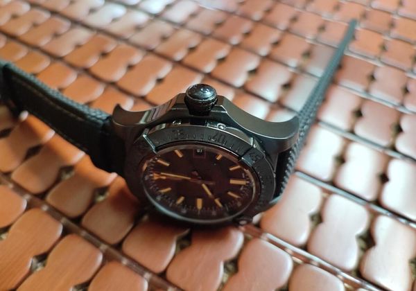 luxury watch black bezel dial woolen strap 44mm men's watches automatic mechanical nylon strap luminous wristwatch, Slivery;brown
luxury watch black bezel dial woolen strap 44mm men's watches automatic mechanical nylon strap luminous wristwatch, Slivery;brown