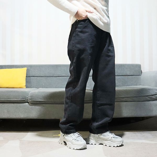 men's jeans s fashion spring loose straight denim pants casual black distressed baggy jean trousers 220927, Blue
men's jeans s fashion spring loose straight denim pants casual black distressed baggy jean trousers 220927, Blue
