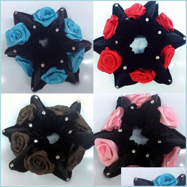 hair rubber bands women ponytail colour coiling lady morning glory inlay crystal flannelette hexagonal flower hair rope fashion acces dhcdn, Pink
hair rubber bands women ponytail colour coiling lady morning glory inlay crystal flannelette hexagonal flower hair rope fashion acces dhcdn, Pink