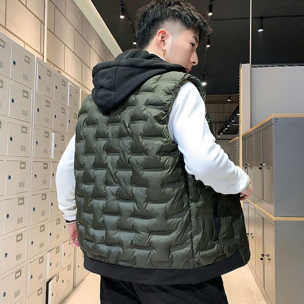 men s vests s winter jacket warm outerwear waistcoat casual for hooded man sleeveless 220926, Black;white
men s vests s winter jacket warm outerwear waistcoat casual for hooded man sleeveless 220926, Black;white