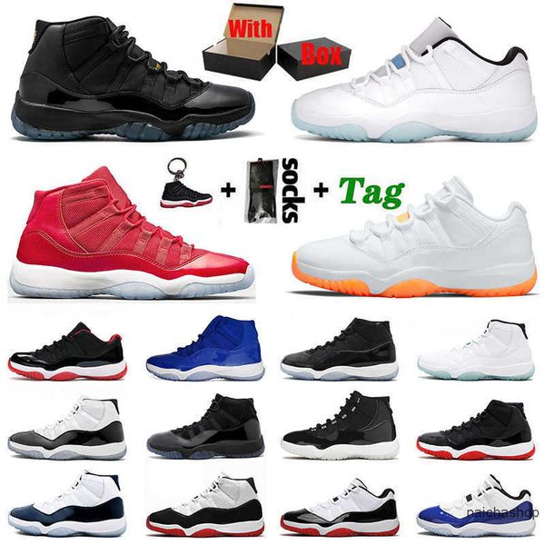 with original box 2021 jumpman 11 11s shoes for mens womens low citrus xi 25th high bred legend blue concord 45 23 space jam cap and gown jo, Black
with original box 2021 jumpman 11 11s shoes for mens womens low citrus xi 25th high bred legend blue concord 45 23 space jam cap and gown jo, Black