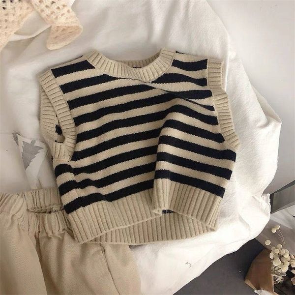 waistcoat honeycherry children's striped jacquard vest knitted baby sweater clothes kids 220927, Camo
waistcoat honeycherry children's striped jacquard vest knitted baby sweater clothes kids 220927, Camo