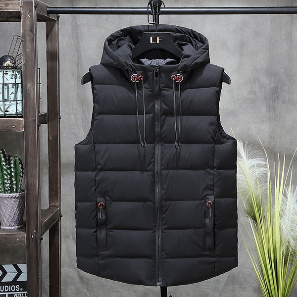 men s vests 3628 sleeveless jackets casual down with hooded warm for slim waistcoat black red grey beige 220926, Black;white
men s vests 3628 sleeveless jackets casual down with hooded warm for slim waistcoat black red grey beige 220926, Black;white
