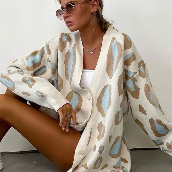 women's knits tees women loose spotted single breasted sweater cardigan ladies winter long sleeve v neck knitted coat female casual swe, White
women's knits tees women loose spotted single breasted sweater cardigan ladies winter long sleeve v neck knitted coat female casual swe, White
