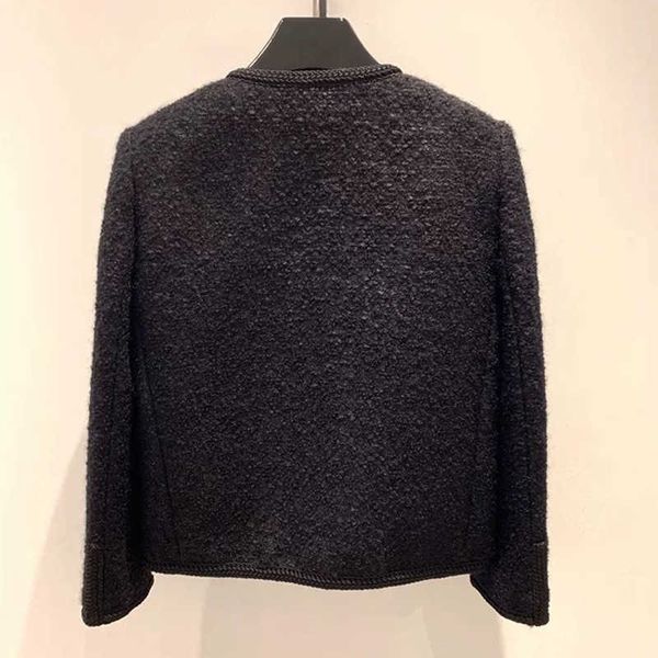 women's wool & blends small fragrance celebrity black tweed coat early spring small temperament thin versatile top
women's wool & blends small fragrance celebrity black tweed coat early spring small temperament thin versatile top