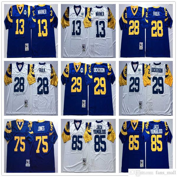 mitchell and ness vintage football 85 jack youngblood jerseys 28 marshall faulk 13 kurt warner 29 eric dickerson 75 deacon jones jersey man, Black;red
mitchell and ness vintage football 85 jack youngblood jerseys 28 marshall faulk 13 kurt warner 29 eric dickerson 75 deacon jones jersey man, Black;red
