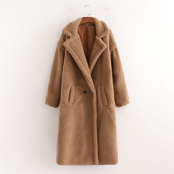 2022 fashion winter jacket women solid thick warm soft fluffy fleece trench coat female oversized single breasted long outerwear, Black;brown
2022 fashion winter jacket women solid thick warm soft fluffy fleece trench coat female oversized single breasted long outerwear, Black;brown