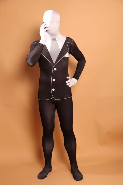 halloween cosplay gentleman catsuit costume lycar spandex full body zentai suit stage costumes club party jumpsuit, Black
halloween cosplay gentleman catsuit costume lycar spandex full body zentai suit stage costumes club party jumpsuit, Black