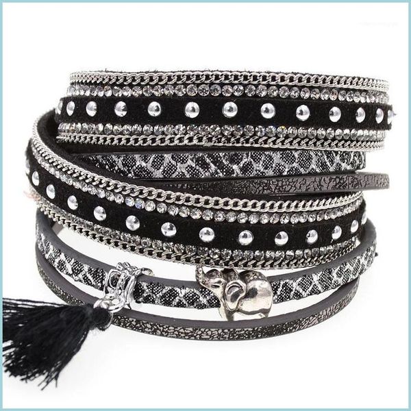 tennis tennis bohemia women bracelet fashion wrap bracelets bangles leather for femme jewelry wholesale1 drop delivery yummyjewelry dhwu5, Golden;silver
tennis tennis bohemia women bracelet fashion wrap bracelets bangles leather for femme jewelry wholesale1 drop delivery yummyjewelry dhwu5, Golden;silver