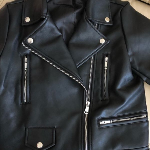women's jackets ailegogo women spring autumn black faux leather jackets zipper basic coat turn-down collar motor biker jacket with belt, Black;brown
women's jackets ailegogo women spring autumn black faux leather jackets zipper basic coat turn-down collar motor biker jacket with belt, Black;brown