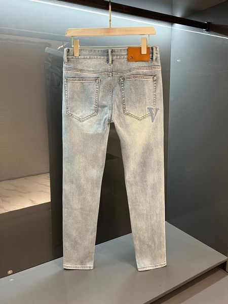 embroidered little bee jeans for men designer slim straight tube small feet autumn winter wash fashion high-end tide brand casual pants, Blue
embroidered little bee jeans for men designer slim straight tube small feet autumn winter wash fashion high-end tide brand casual pants, Blue
