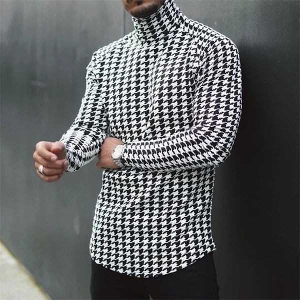 men's sweaters fashion men turtleneck long sleeve houndstooth printed slim sweater pullover casual knitted jumper plus size pull homme, White;black
men's sweaters fashion men turtleneck long sleeve houndstooth printed slim sweater pullover casual knitted jumper plus size pull homme, White;black