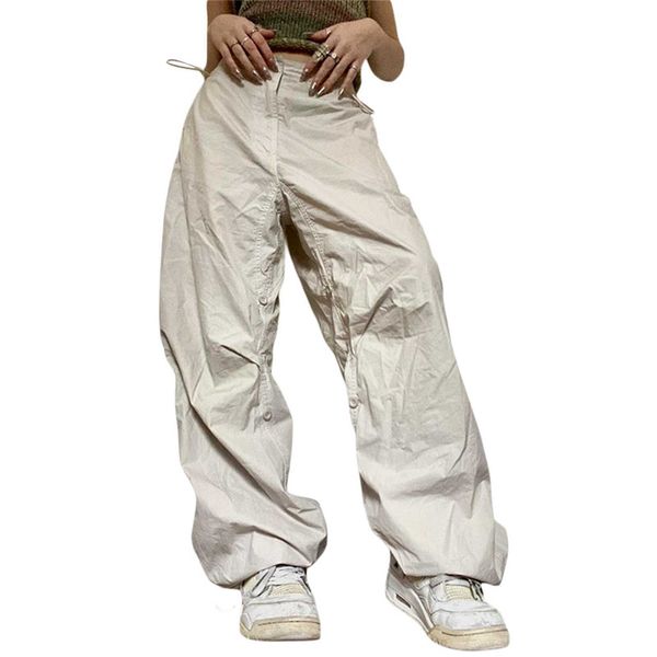 women's pants capris asual baggy wide leg sweatpants white loose drawstring low waist streetwear cargo pants womens hippie joggers trou, Black;white
women's pants capris asual baggy wide leg sweatpants white loose drawstring low waist streetwear cargo pants womens hippie joggers trou, Black;white