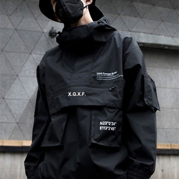 men's jackets pfnw jacket techwear high street streetwear black hoodie pocket man autumn fashion water proof male 12a0010 220927, Black;brown
men's jackets pfnw jacket techwear high street streetwear black hoodie pocket man autumn fashion water proof male 12a0010 220927, Black;brown