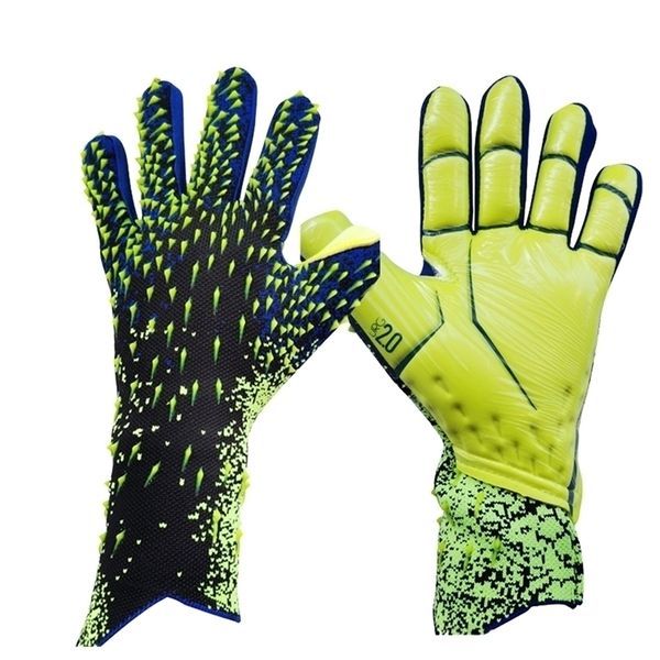 sports gloves goalie latex soccer goalkeeper antislip thicken football glove finger protection equipment 220926, Black
sports gloves goalie latex soccer goalkeeper antislip thicken football glove finger protection equipment 220926, Black