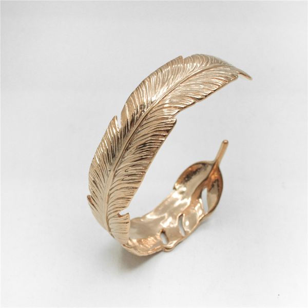 luxury designer jewelry gold bangle retro personality bracelet men women feather stainless steel titanium steel bracelets rock three colors, Black
luxury designer jewelry gold bangle retro personality bracelet men women feather stainless steel titanium steel bracelets rock three colors, Black