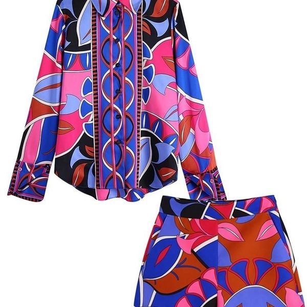 women's two piece pants aonibeier summer women chic geometric print pink suits traf blouse high low hem shirt shorts female 2 piece set, White
women's two piece pants aonibeier summer women chic geometric print pink suits traf blouse high low hem shirt shorts female 2 piece set, White