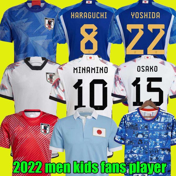 2022-23 world cup japan soccer jersey minamino nagatomo haraguchi yoshida tsubasa atom japanese football shirt honda osako men set kids kit, Black;yellow
2022-23 world cup japan soccer jersey minamino nagatomo haraguchi yoshida tsubasa atom japanese football shirt honda osako men set kids kit, Black;yellow
