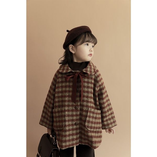coat children's clothing outerwear winter girl's plaid thick warm woolen 220927, Blue;gray
coat children's clothing outerwear winter girl's plaid thick warm woolen 220927, Blue;gray