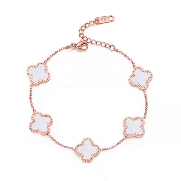 fashion jewelry lucky ladi four leaf clover bracelet 18k gold plated stainls steel bracelet3004, Golden;silver
fashion jewelry lucky ladi four leaf clover bracelet 18k gold plated stainls steel bracelet3004, Golden;silver