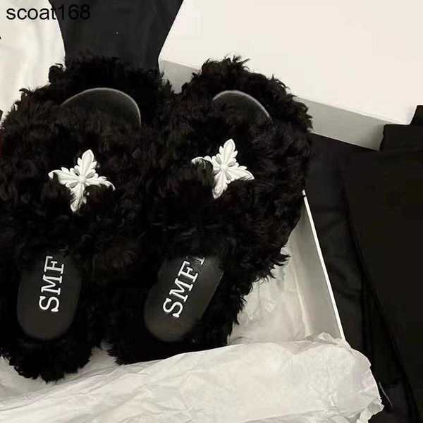 slippers smfk designer slipper women autumn new style thick soled versatile high lamb hair cross wool black sandals
slippers smfk designer slipper women autumn new style thick soled versatile high lamb hair cross wool black sandals