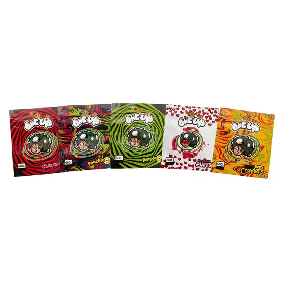 empty edibles packaging mylar bags 600mg oneup gummy candy bag plastic resealable childproof zipper package baggies
empty edibles packaging mylar bags 600mg oneup gummy candy bag plastic resealable childproof zipper package baggies