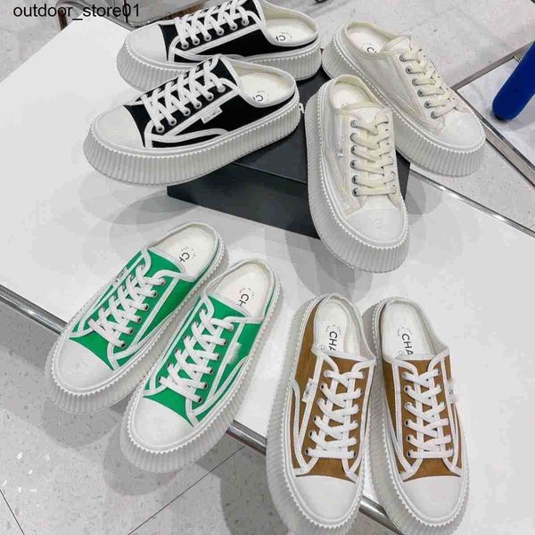 dress shoes higher version designer new thick sole biscuit sneakers half slipper canvas women casual shoes small fragrance summer, Black
dress shoes higher version designer new thick sole biscuit sneakers half slipper canvas women casual shoes small fragrance summer, Black