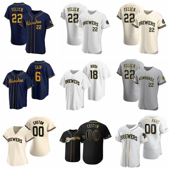 college wear baseball men women youth 22 christian yelich jersey 6 lorenzo cain 8 ryan braun 24 avisail garcia justin smoak team white blue, Black
college wear baseball men women youth 22 christian yelich jersey 6 lorenzo cain 8 ryan braun 24 avisail garcia justin smoak team white blue, Black