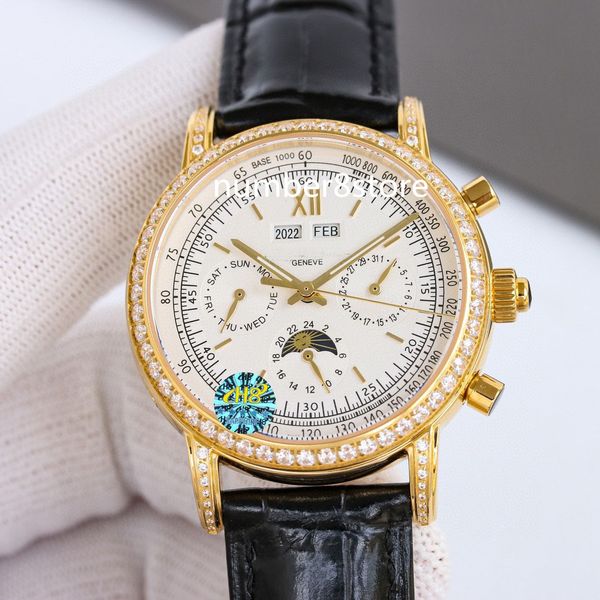 5204 diamond mens watch swiss ch 29 -535 automatic 18k yellow gold white / blue / black dial perpetual calendar sapphire crystal moon phase, Slivery;brown
5204 diamond mens watch swiss ch 29 -535 automatic 18k yellow gold white / blue / black dial perpetual calendar sapphire crystal moon phase, Slivery;brown