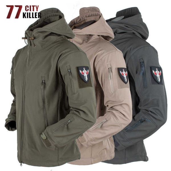men's jackets skin soft shell tactical jacket men fleece army military waterproof combat mens jackets hooded hunting windbreaker coats, Black;brown
men's jackets skin soft shell tactical jacket men fleece army military waterproof combat mens jackets hooded hunting windbreaker coats, Black;brown